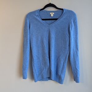 LL Bean Cashmere V Neck Sweater